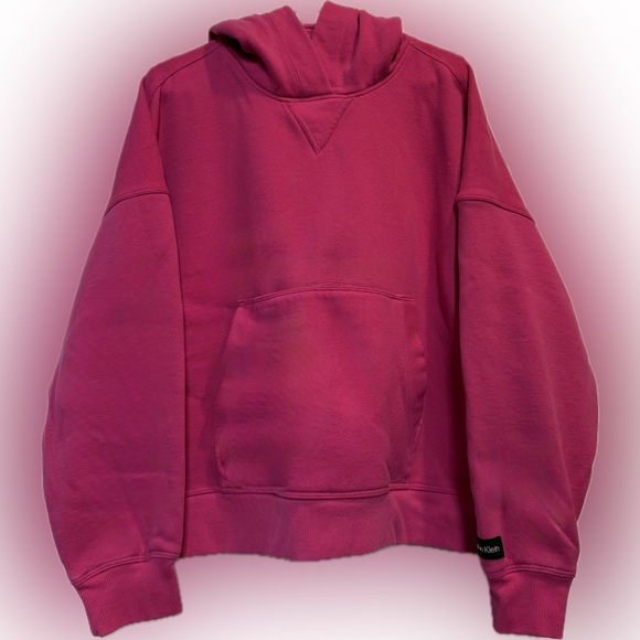 Women’s Calvin Klein hoodie - bright pink - size large - small spots on back - Picture 2 of 9